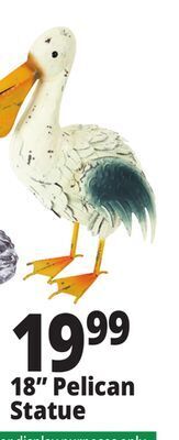 Ocean State Job Lot 18 pelican garden statue offer