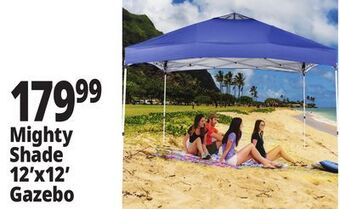 Ocean State Job Lot Mighty shade 12' x 12' one-touch pop-up gazebo offer