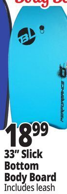 Ocean State Job Lot Big lizard 33 pro series hard slick bodyboard offer