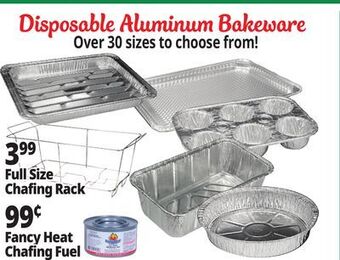 Ocean State Job Lot Disposable aluminum pans offer