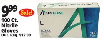 Ocean State Job Lot 100 ct. nitrile gloves offer