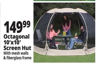 Ocean State Job Lot Octagonal 10'x10' screen hut offer