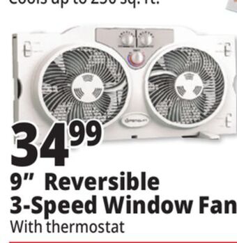 Ocean State Job Lot Penguin 9 twin window fan offer