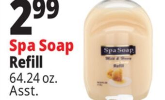 Ocean State Job Lot Spa soap aloe and chamomile moisturising cream soap refill, 64.25 oz offer