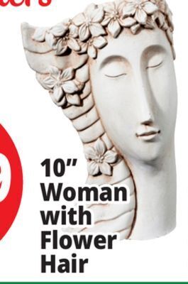 Ocean State Job Lot 10 woman with flower hair offer