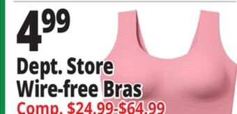 Ocean State Job Lot Dept. store wire-free bras offer