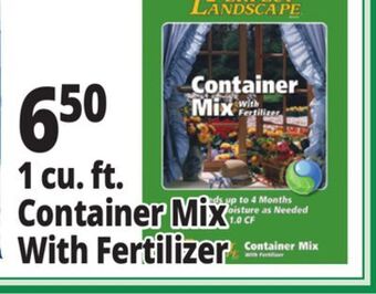 Ocean State Job Lot Container mix with fertilizer, 1 cu ft offer