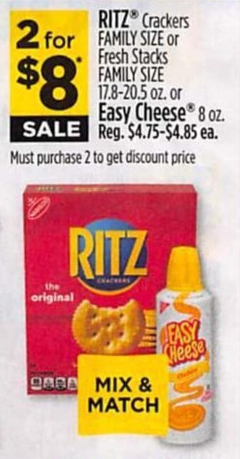 Dollar General RITZ® Crackers offer