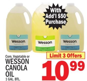 C Town Wesson canola oil offer