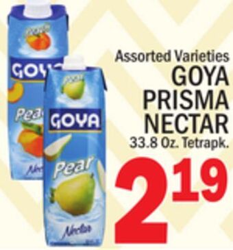 C Town Goya prisma nectar offer