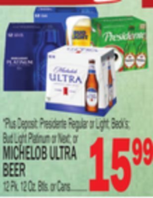 C Town Michelob ultra beer offer
