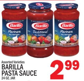 C Town Barilla pasta sauce offer