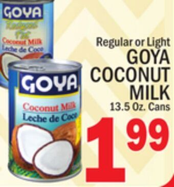 C Town Goya coconut milk offer