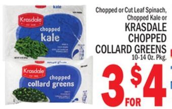 C Town Krasdale chopped collard greens offer