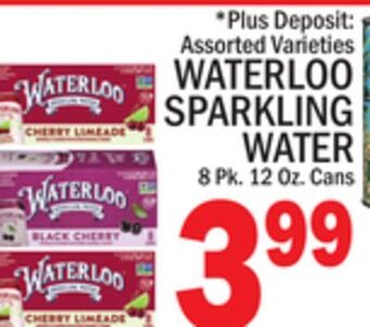 C Town Waterloo sparkling water offer