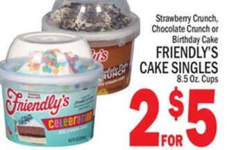 C Town Friendly's cake singles offer