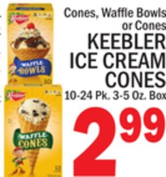 C Town Keebler ice cream cones offer