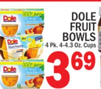 C Town Dole fruit bowls offer