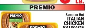C Town Premio italian chicken sausage offer