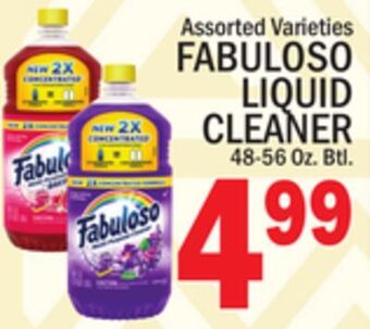C Town Fabuloso liquid cleaner offer