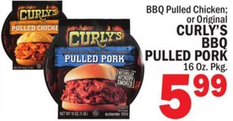 C Town Curly's bbq pulled pork offer