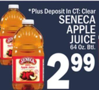 C Town Seneca apple juice offer