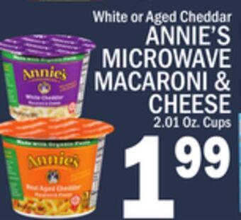 C Town Annie's microwave macaroni & cheese offer