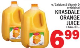C Town Krasdale orange juice offer