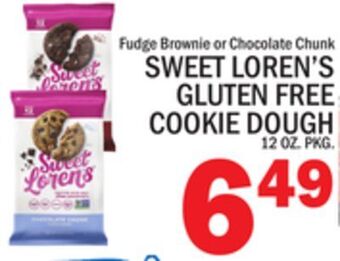 C Town Sweet loren's gluten free cookie dough offer