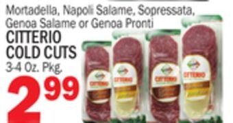C Town Citterio cold cuts offer