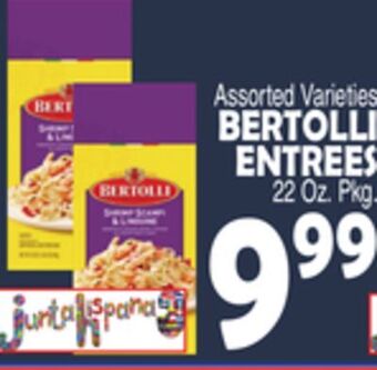 Bravo Supermarkets Bertolli entrees offer