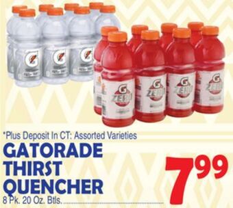 Bravo Supermarkets Gatorade thirst quencher offer