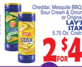 Bravo Supermarkets Lay's stax offer
