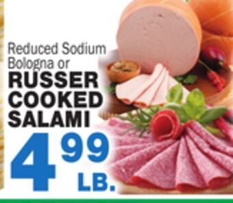 Bravo Supermarkets Russer cooked salami offer