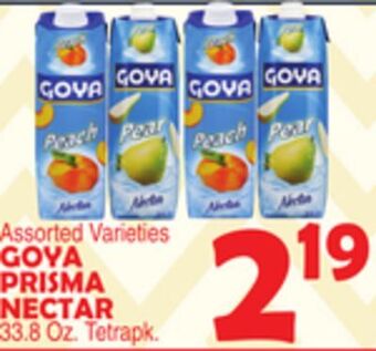 Bravo Supermarkets Goya prisma nectar offer