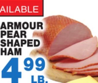 Bravo Supermarkets Armour pear pear shaped shaped ham offer
