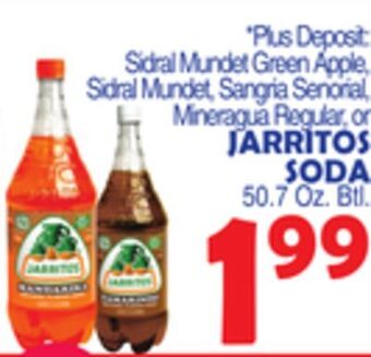 Bravo Supermarkets Jarritos soda offer