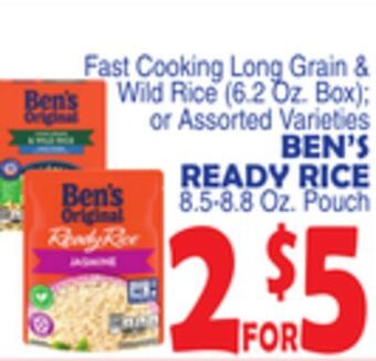 Bravo Supermarkets Ben's ready rice offer