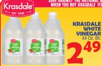 Bravo Supermarkets Krasdale white vinegar offer