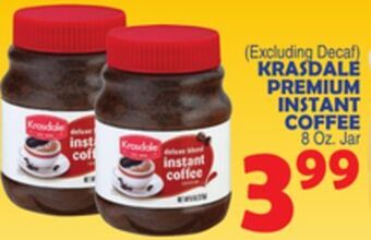 Bravo Supermarkets Krasdale premium instant coffee offer