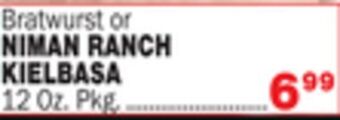 Bravo Supermarkets Niman ranch kielbasa offer