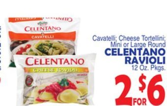 Bravo Supermarkets Celentano ravioli offer