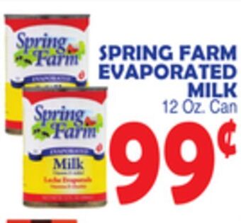 Bravo Supermarkets Spring farm evaporated milk offer