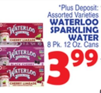 Bravo Supermarkets Waterloo sparkling water offer