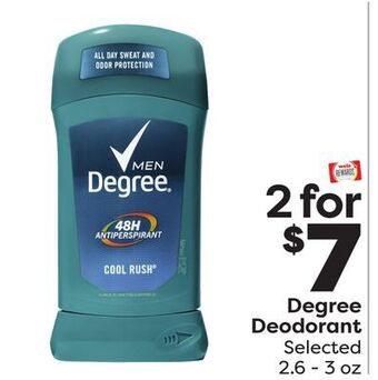 Weis Markets Degree deodorant offer