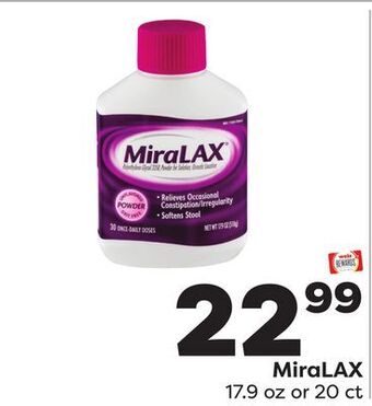 Weis Markets Miralax offer