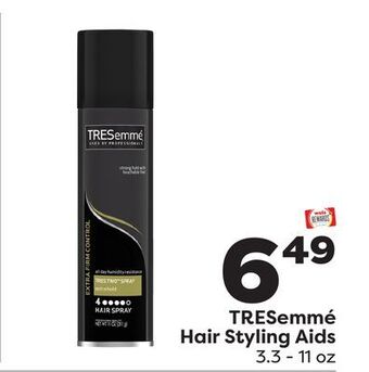 Weis Markets Tresemmé hair styling aids offer