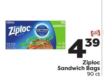 Weis Markets Ziploc sandwich bags offer