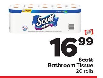 Weis Markets Scott bathroom tissue offer