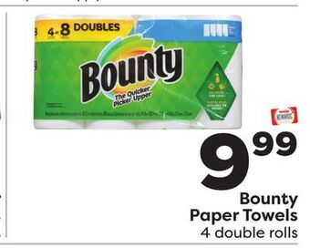 Weis Markets Bounty paper towels offer